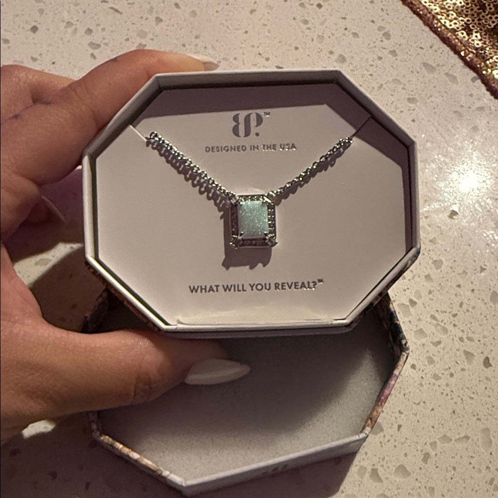 Brand new bomb party 2025 October bday necklace